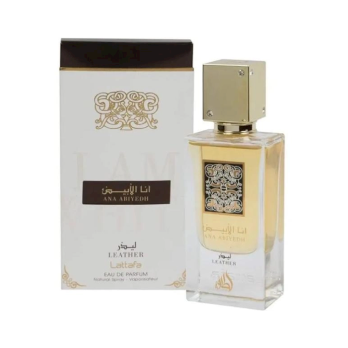 Lattafa Perfumes Ana Abiyedh Leather hamı üçün ətir suyu 60 ml Sifariş edin