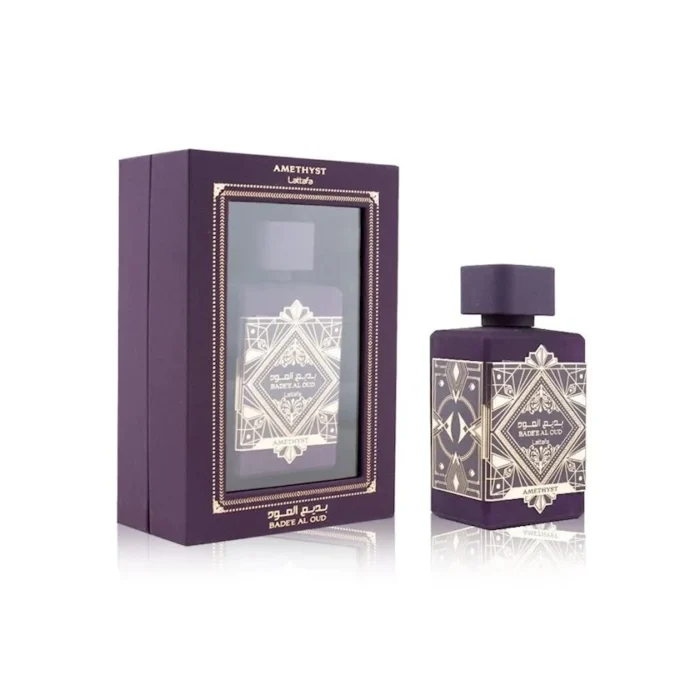 Lattafa Perfumes Bade'e Al Oud Amethyst hamı üçün ətir suyu 100 ml onlayn sifariş edin
