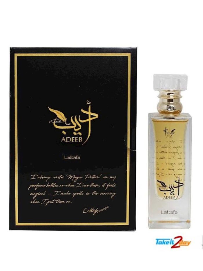 Lattafa Perfumes Adeeb kişilər üçün ətir suyu sifariş edin