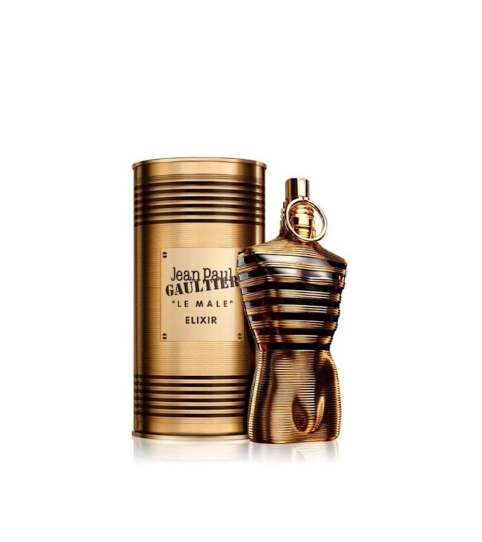 Le Male Elixir Jean Paul Gaultier kişi ətiri flakonu və dekant formatı – EDP