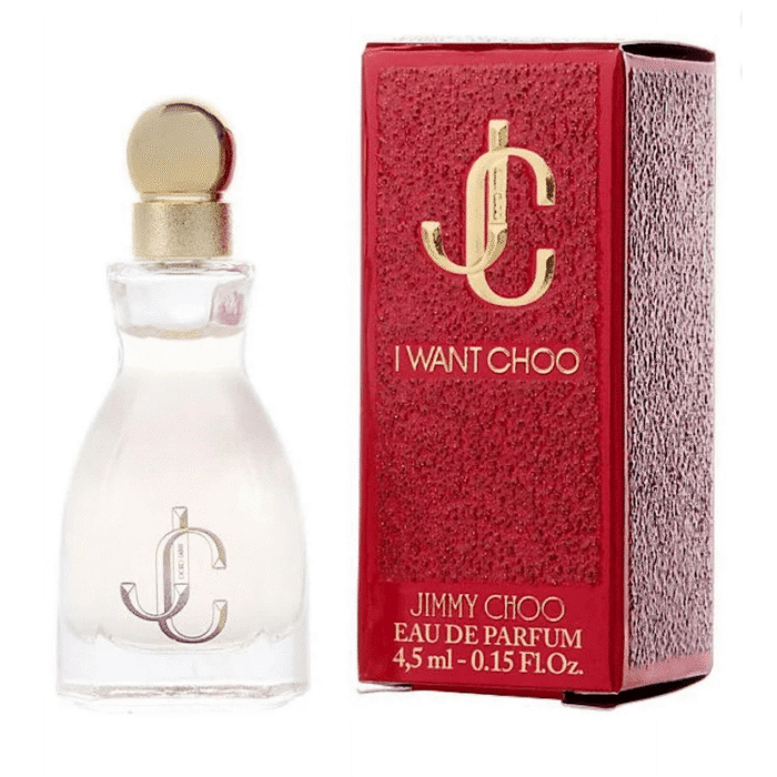 Jimmy Choo I Want Choo EDP 100 ml qadın ətri – parlaq qızılı loqolu, zərif flakon