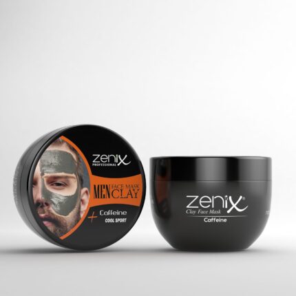 Zenix Men Kafeinli Gil Maska kişilər üçün sərinləşdirici, məsamə təmizləyici və dərini canlandıran gil əsaslı maskadır