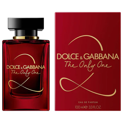 DOLCE GABBANA THE ONLY ONE 2 EDP qadınlar üçün 100 ml ətir flakonu və qutusu